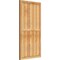 Ekena Millwork Framed Board-n-Batten Shutters, Rough Sawn Western Red Cedar, 26 7/8W x 51H, PR RBF06S26X051RWR - alternate 2